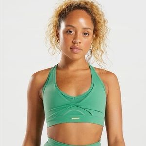 Gymshark X Whitney Simmons Sports Bra Mesh Sports Twist Front Size Large